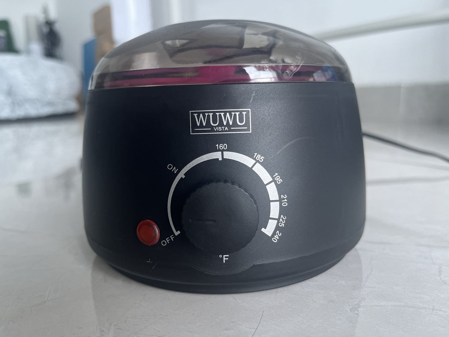 Waxing Kit WUWUVISTA 23 Items Hair Removal Wax Kit With Wax Warmer Waxing Beads For Face, Brazilian, Full Body, Bikini, Sensitiive Skin  Skin Suitable For Plugs Of American, European Specification